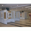 佛山合邦八棱柱屏風，八棱柱書畫展，書畫屏風
