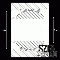 關(guān)節(jié)軸承 GE10-PB, 根據(jù) DIN ISO 12 240-1 標(biāo)準(zhǔn)，尺寸系列 K，需維護(hù)