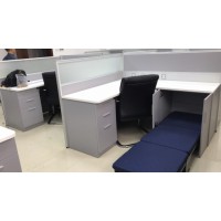 易美辦公家具定制，一體工作位與午休床，工作睡覺兩不誤