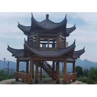 防腐木涼亭，古建涼亭，戶外休閑亭子，產(chǎn)品規(guī)格多樣，可來(lái)圖定制