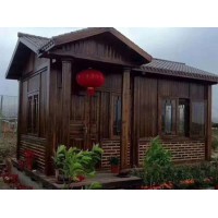 防腐木木屋，仿古木房子，門樓牌樓花窗，可來(lái)圖定做