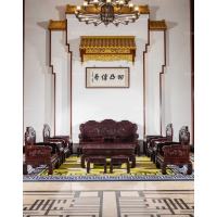 凹凸傳奇紅木紫檀精品 | 江山如意沙發(fā)，撐起家的貴氣和福氣！